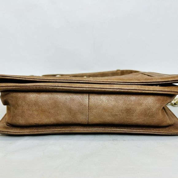 Bebe Brown Quilted Chain Strap Bag - Picture 6 of 14